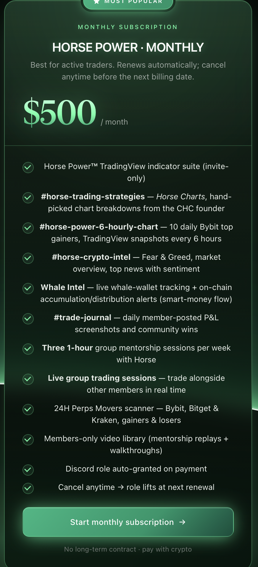 CryptoHorseClub Horse Power™
