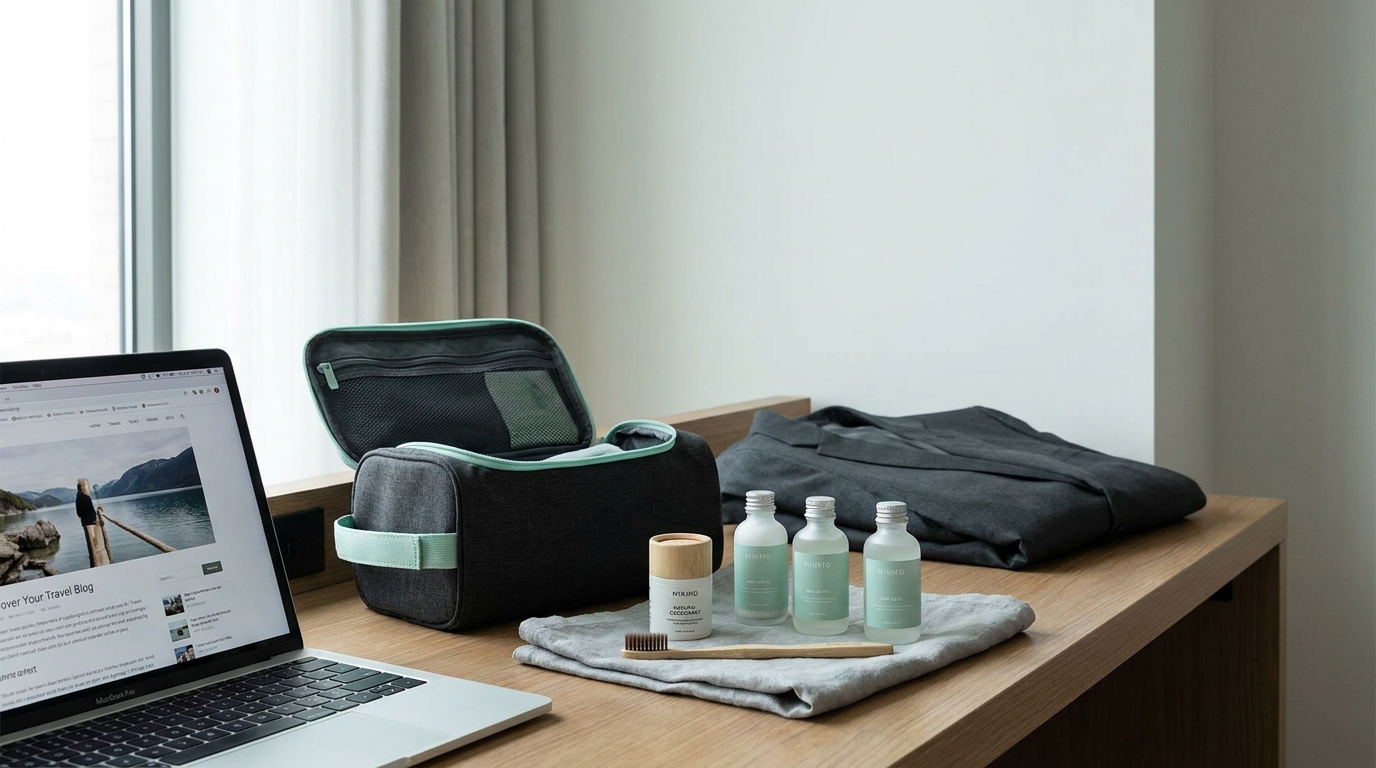 Business Travel Hygiene Kit