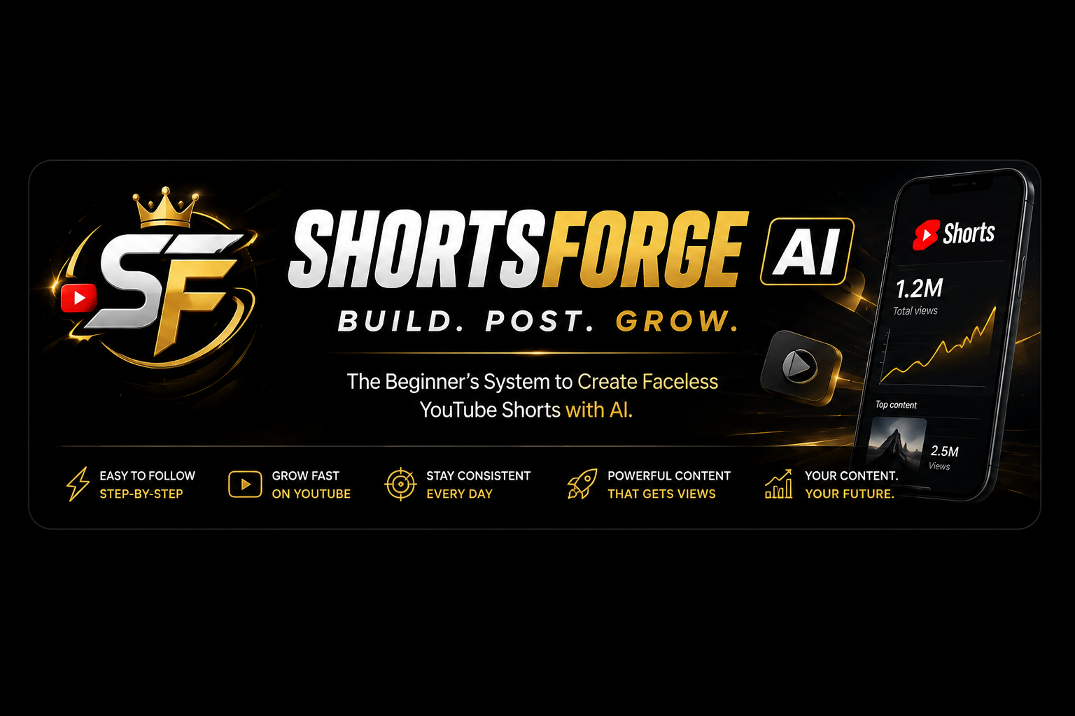 ShortsForge AI-Faceless Shorts