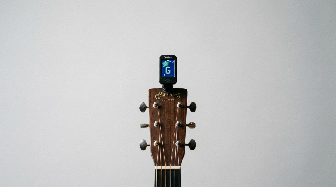Six String Studio — Clip-On Chromatic Tuner