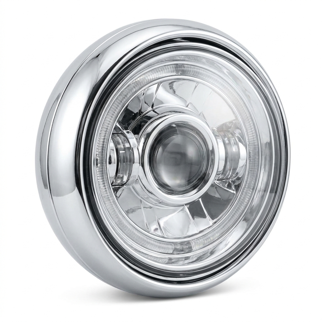HogWorkz Silvertooth LED Performance Headlight For Harley Touring 2023-2026