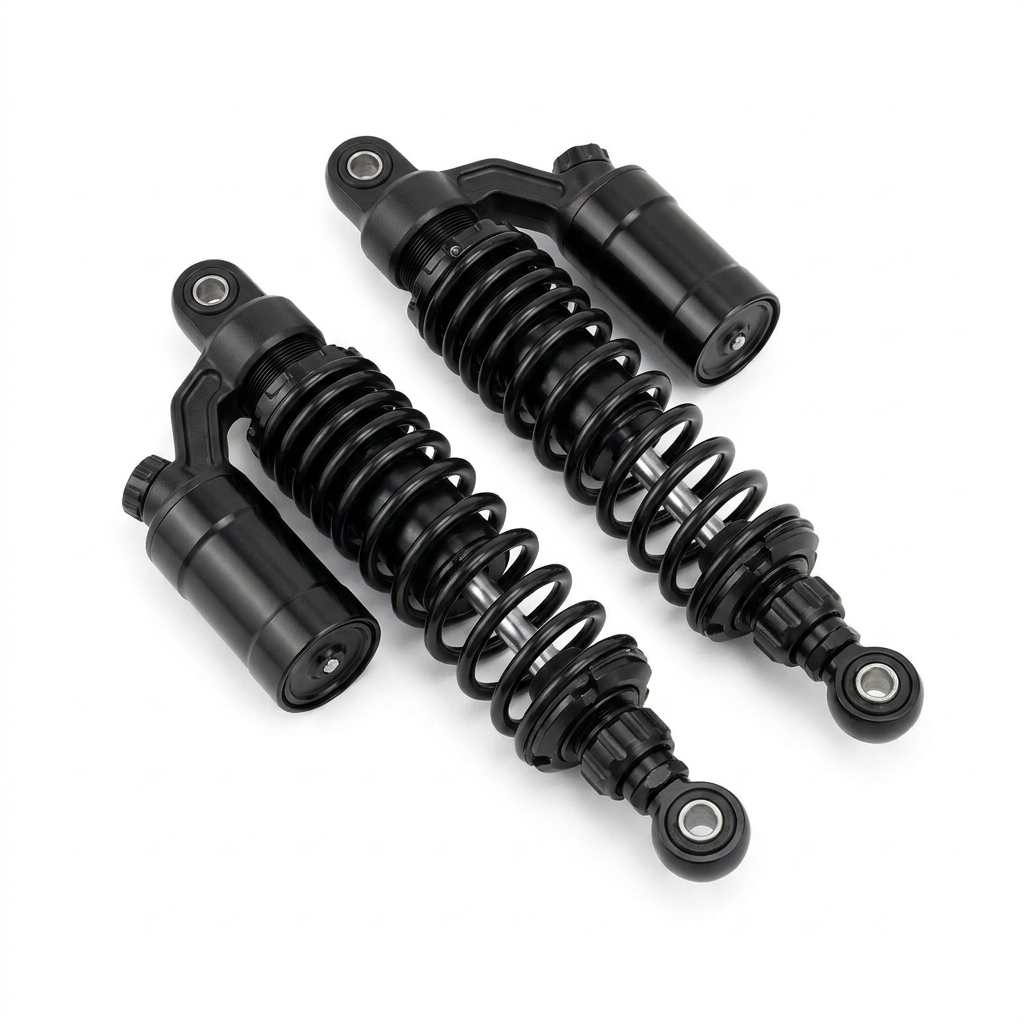 Ohlins STX Pro Blackout Reservoir Shocks For Harley Touring 2014-2026