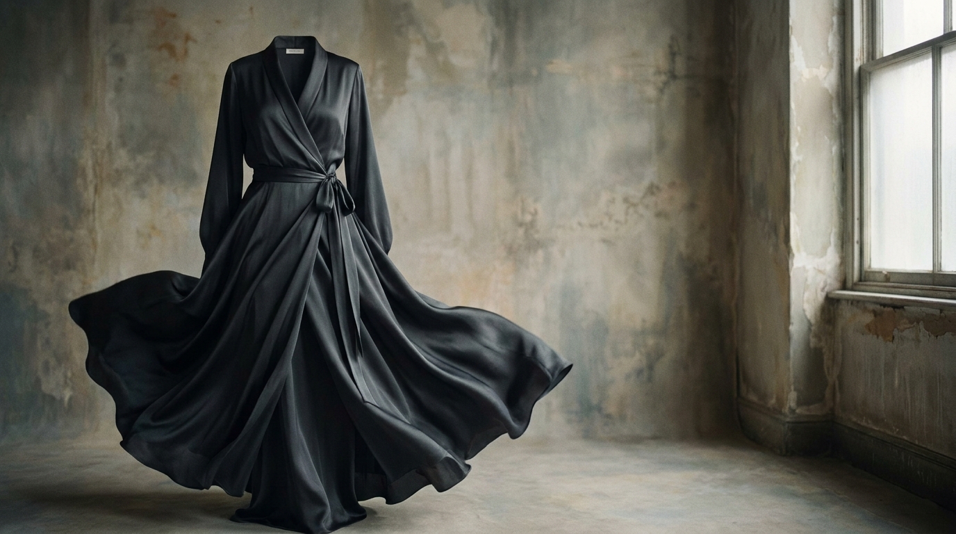 The Silk Wrap Dress