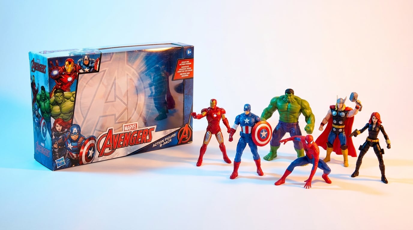 Marvel Avengers Action Figure Set (6-Pack)
