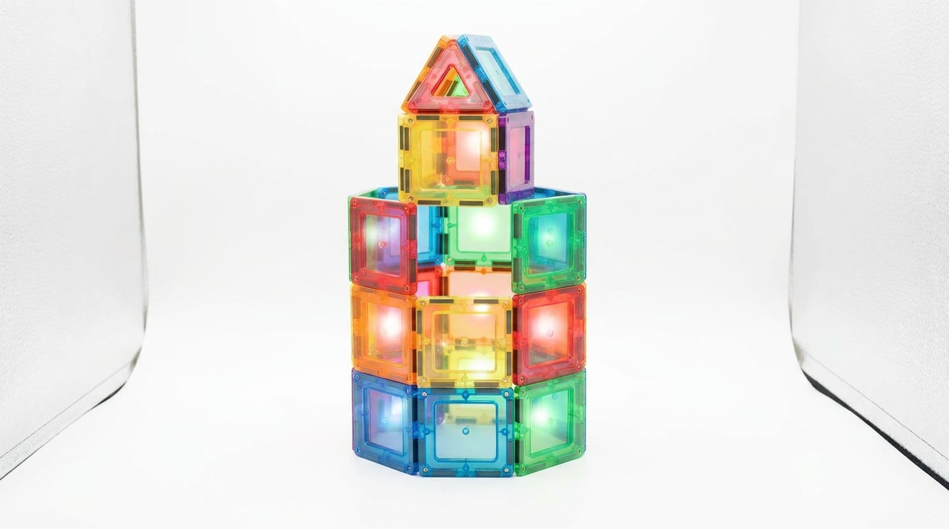 Magnetic Building Tiles (60-Piece)