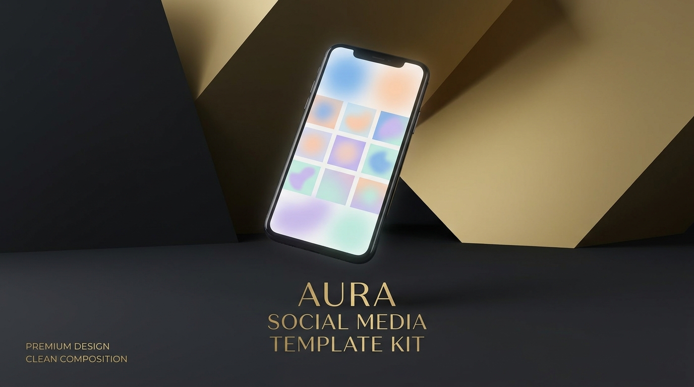 Aura Social Media Template Kit
