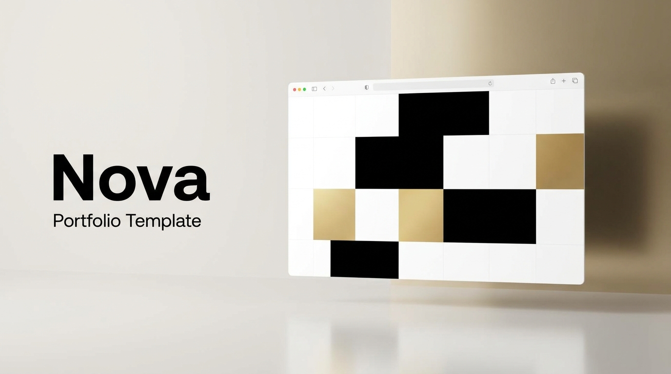 Nova — Minimal Portfolio Website Template