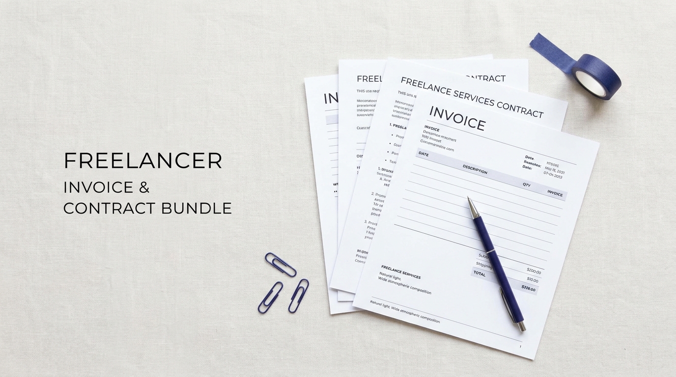 Freelancer Invoice & Contract Bundle