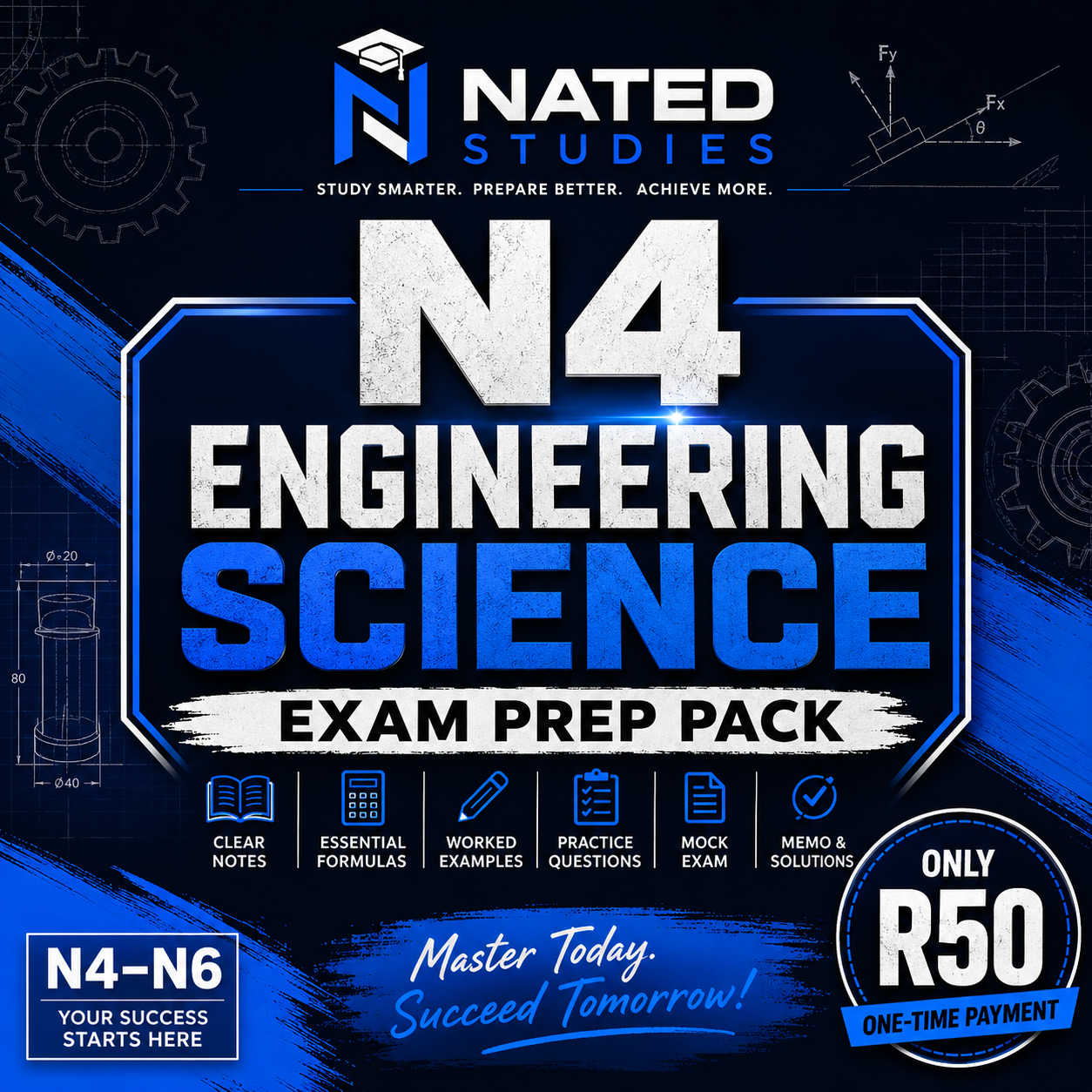 N4 Engineering Science Exam Prep Pack