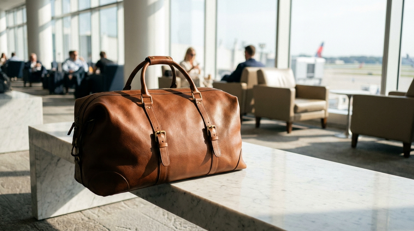 The Weekender — Full-Grain Leather Duffel