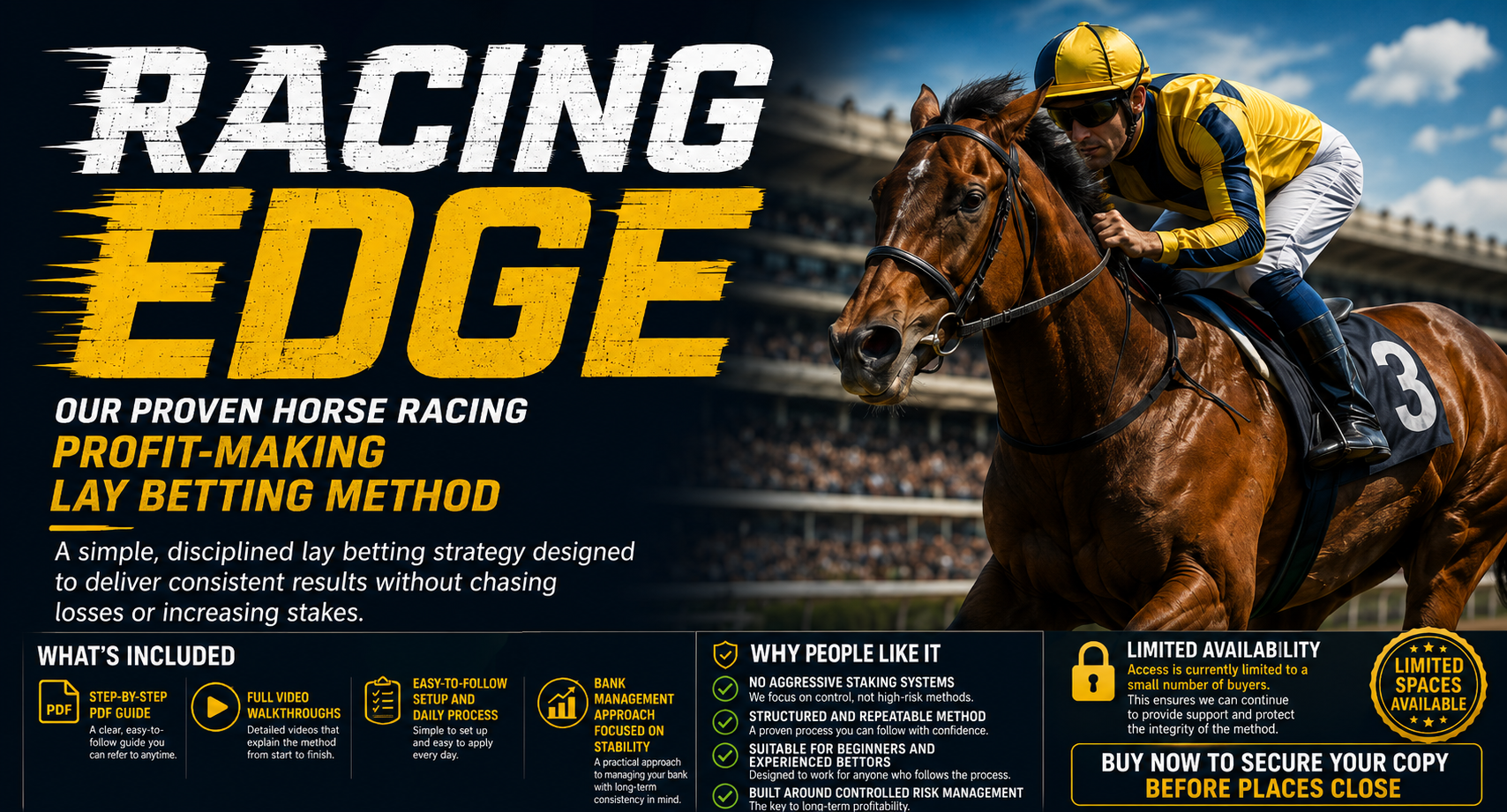 Racing Edge — Our Proven Profit Making Lay Betting Method