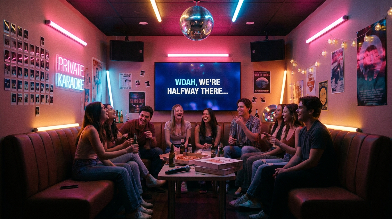 1-Hour Group Karaoke Room (4-Pack)