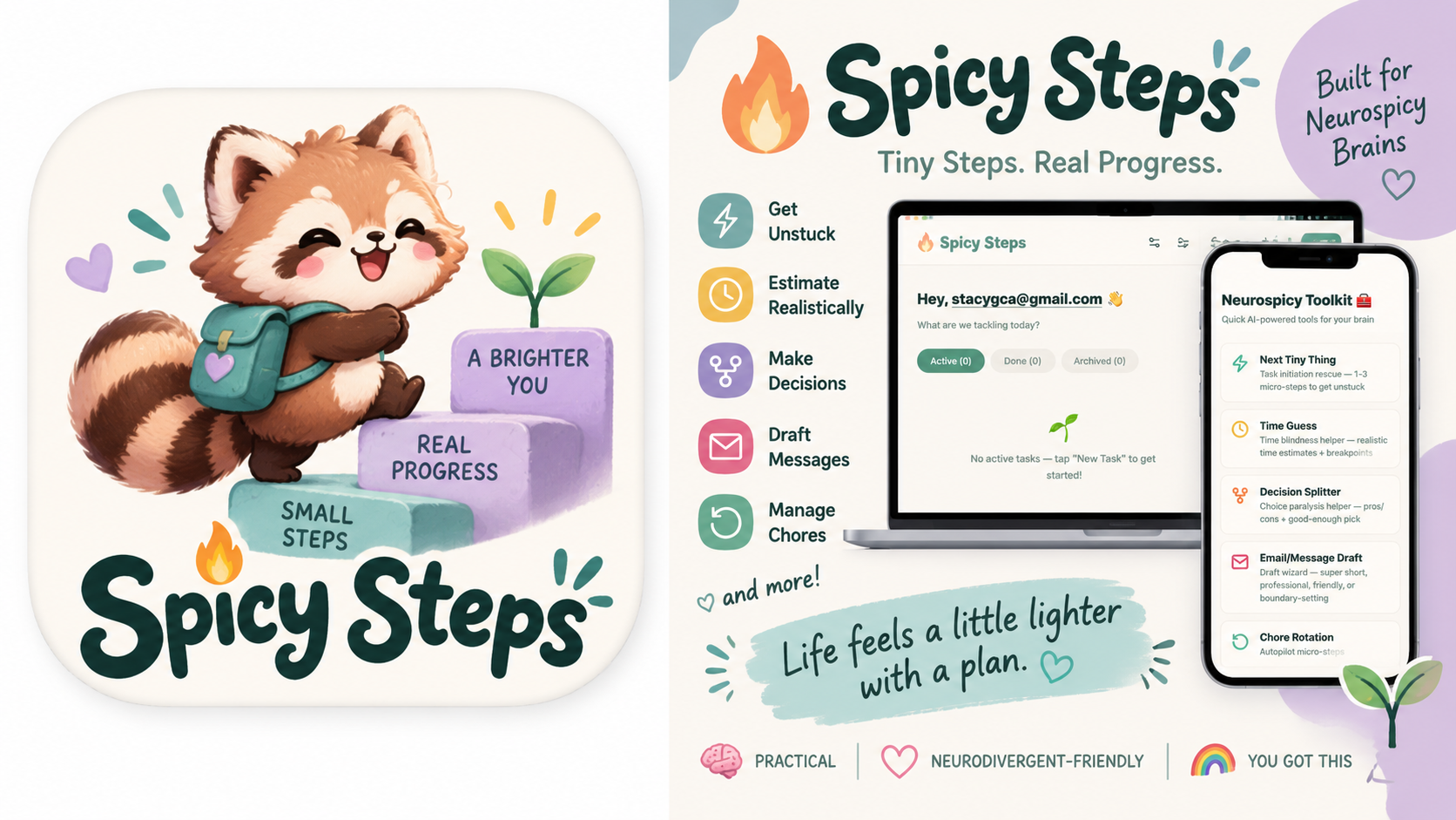 Neurospicy Steps