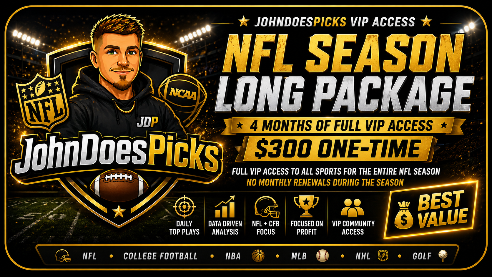 NFL Season Long VIP Package