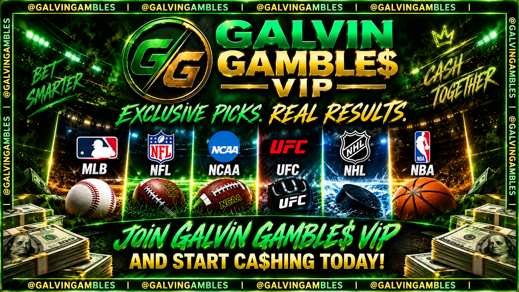 GALVIN GAMBLE$ VIP