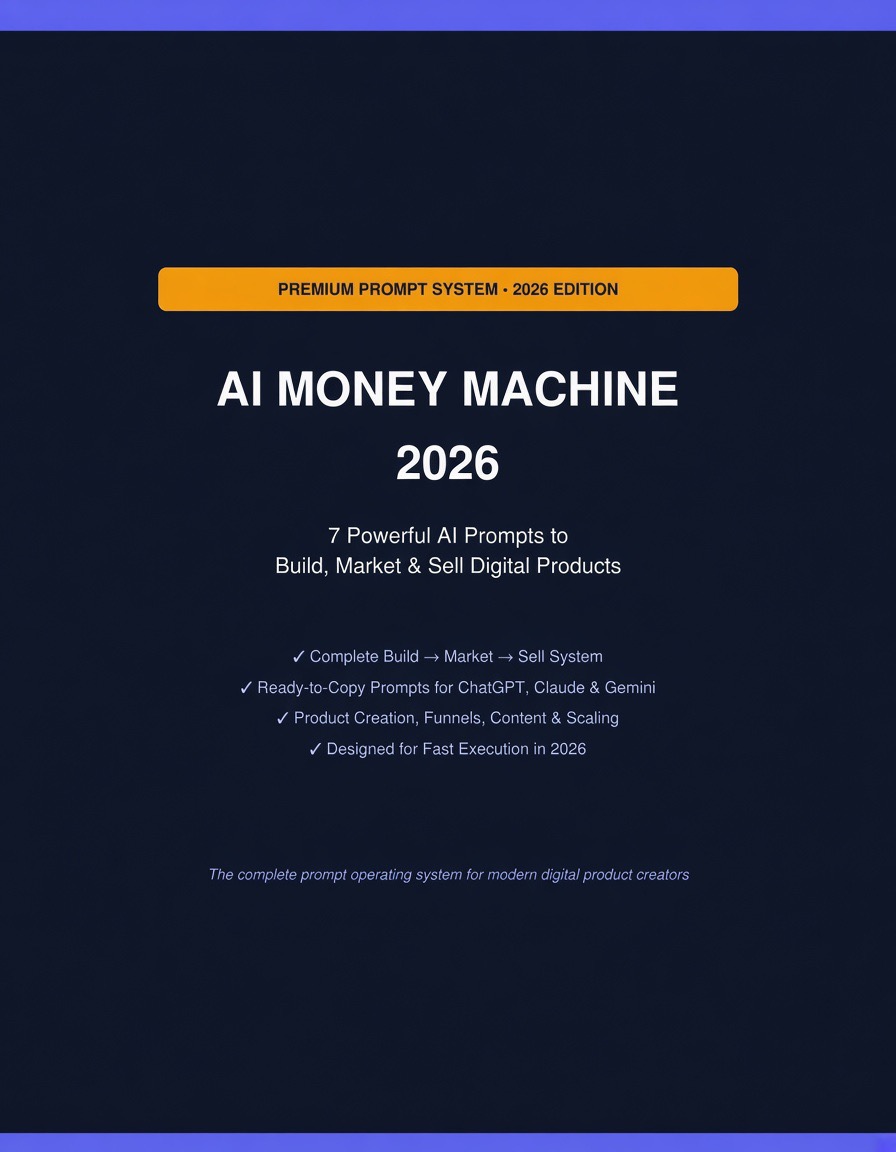 AI Money Machine 2026 — 7 Page