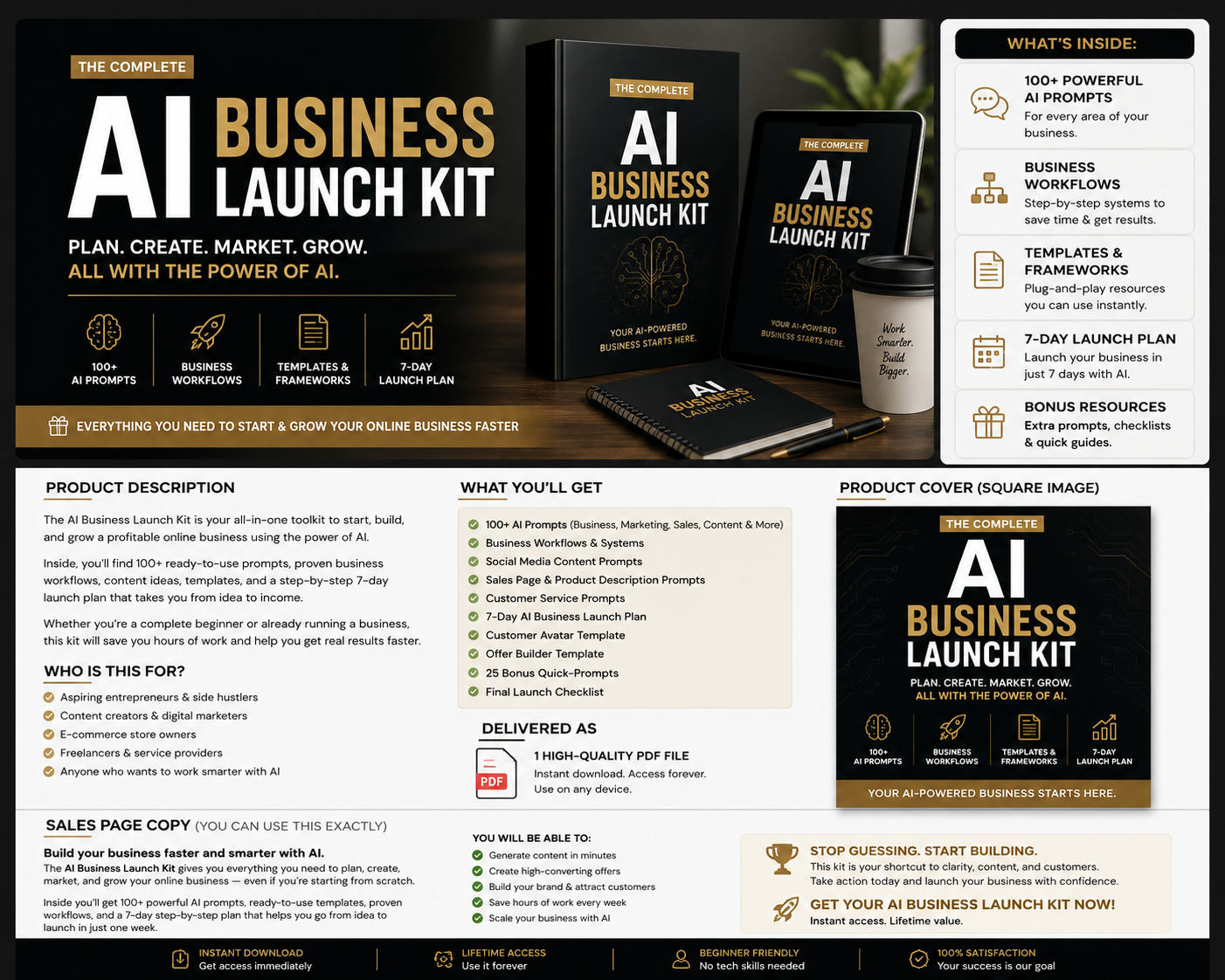 AI business launch set 