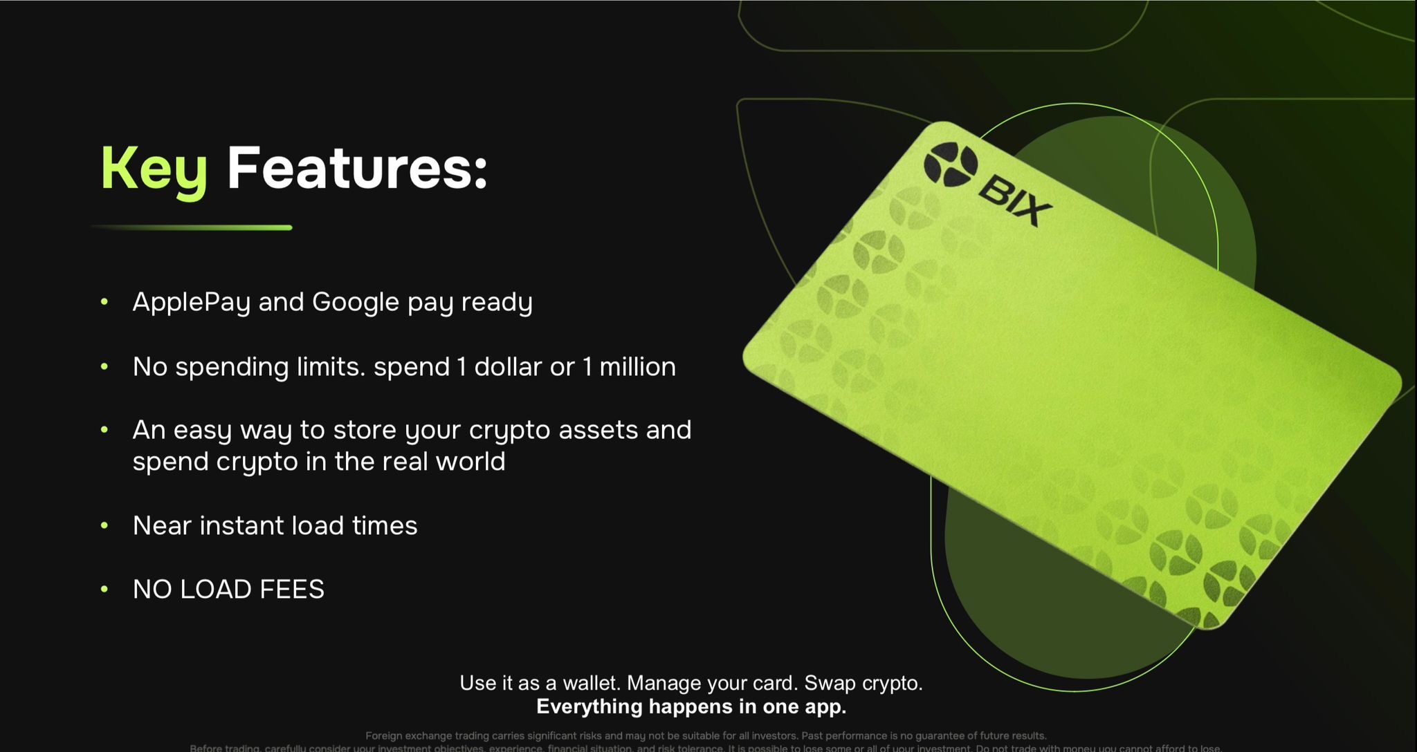 BIX Debit Card