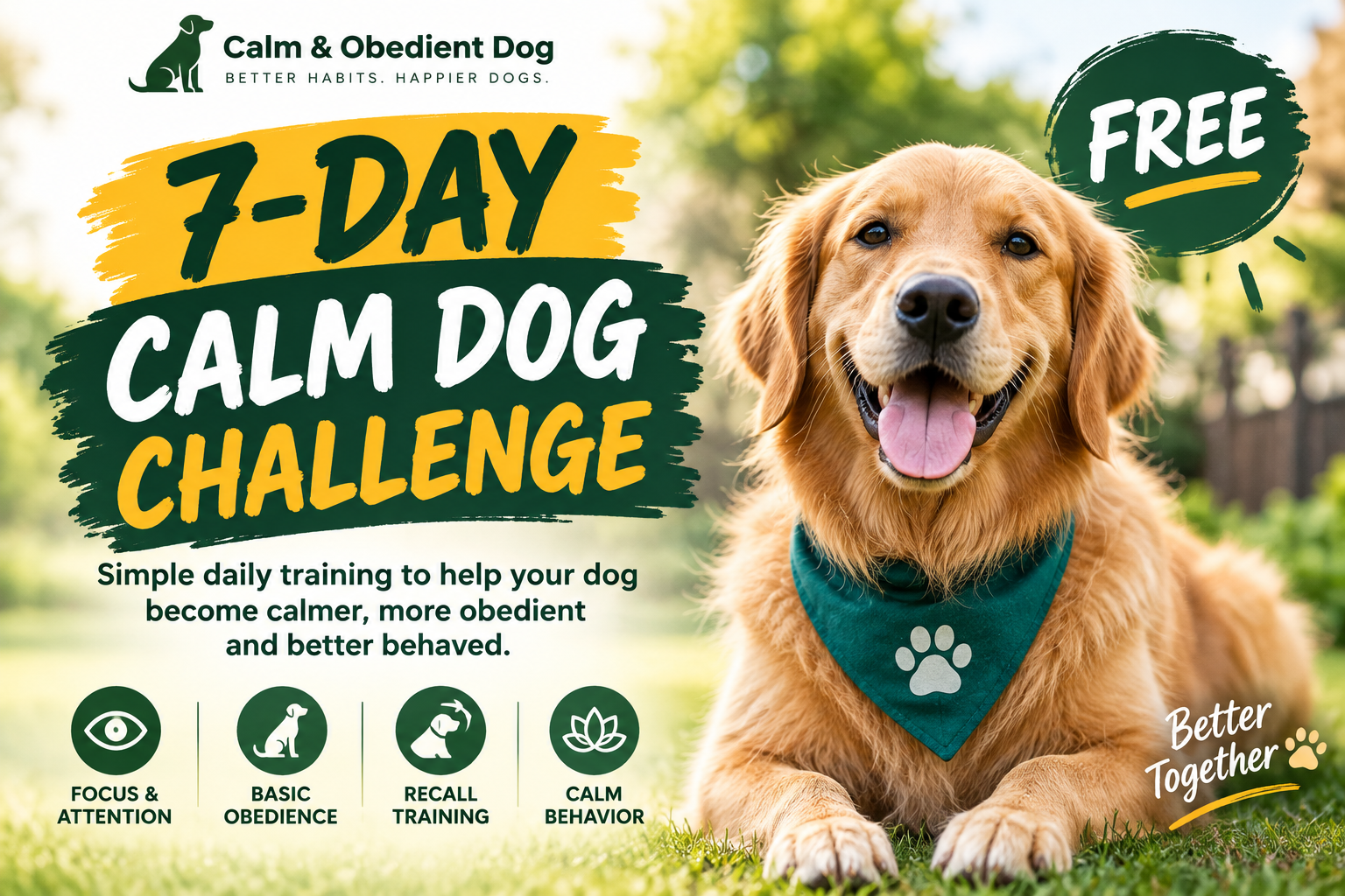 7-Day Calm Dog Challenge