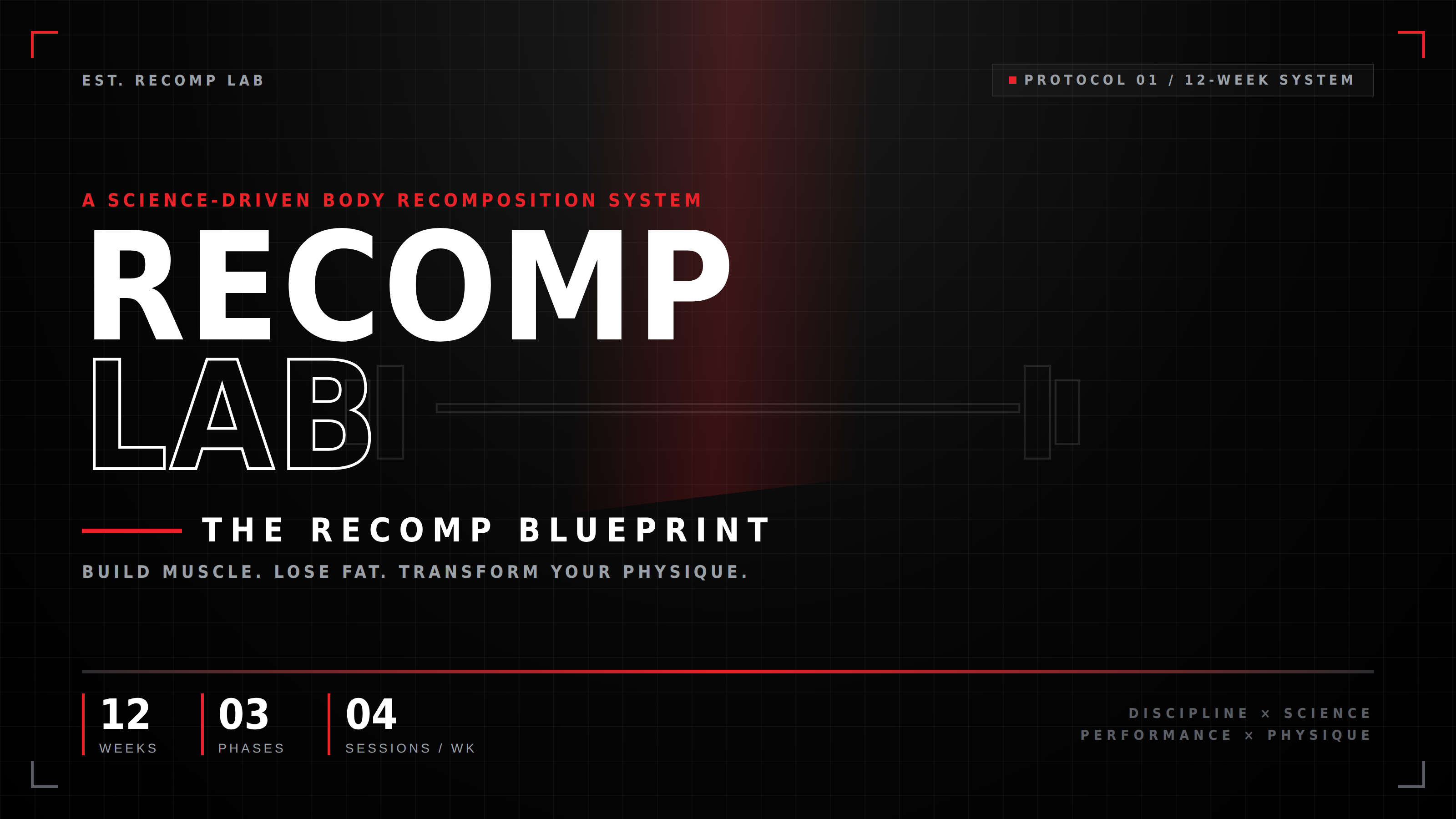 THE RECOMP BLUEPRINT