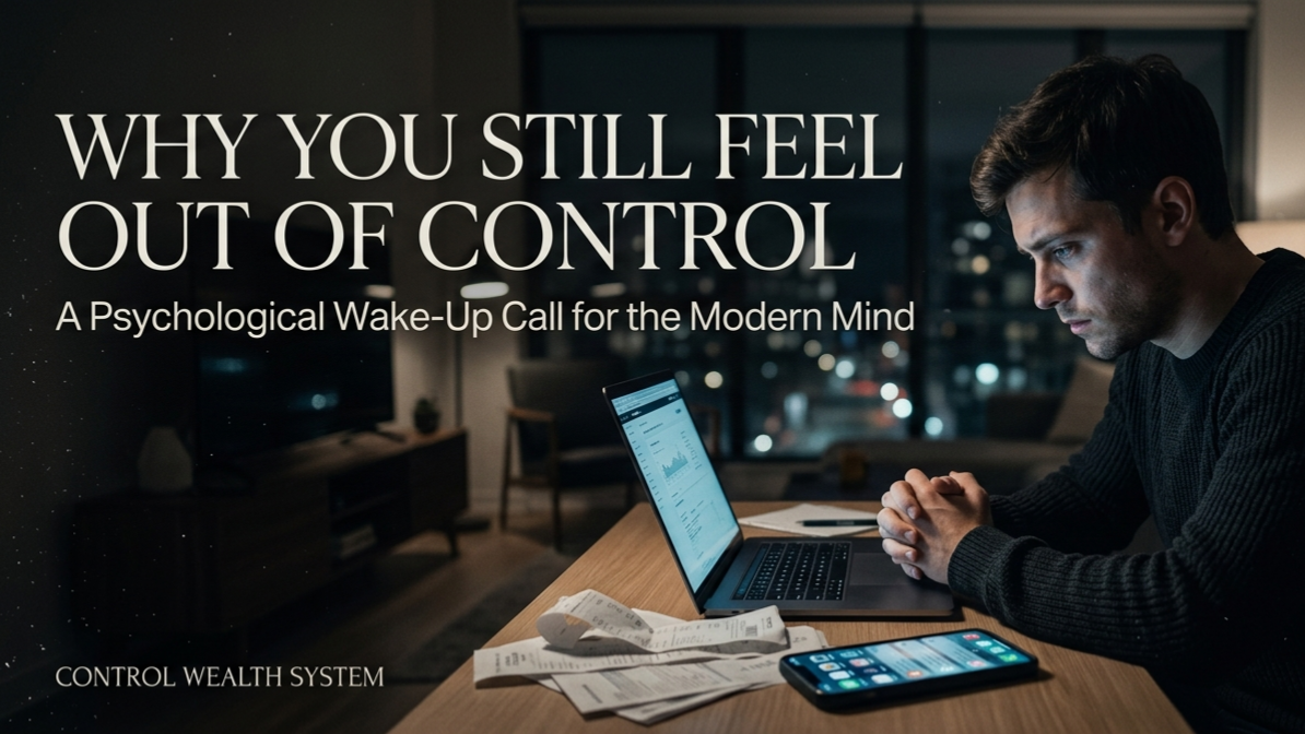Why You Still Feel Out of Control | Control Wealth System