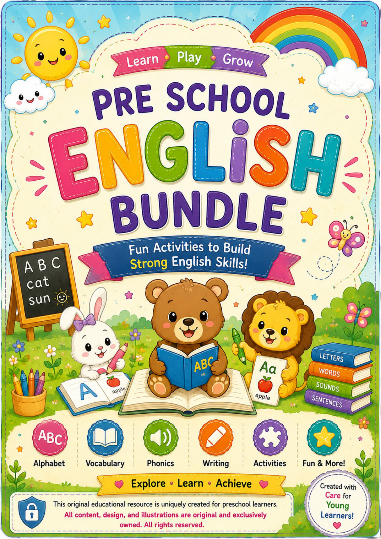     Preschool English Bundle