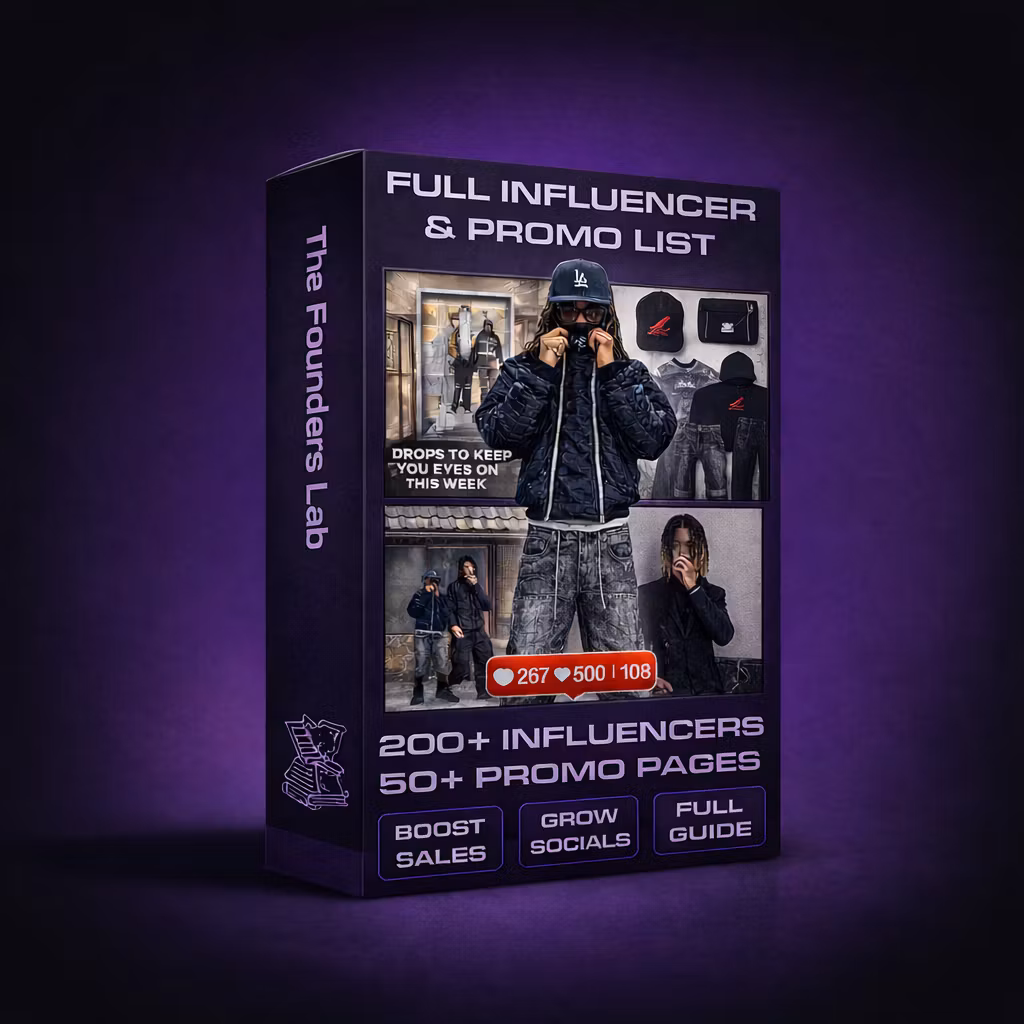 Influencer & Promo List