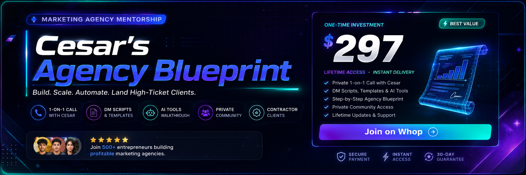 Cesar's Agency Blueprint