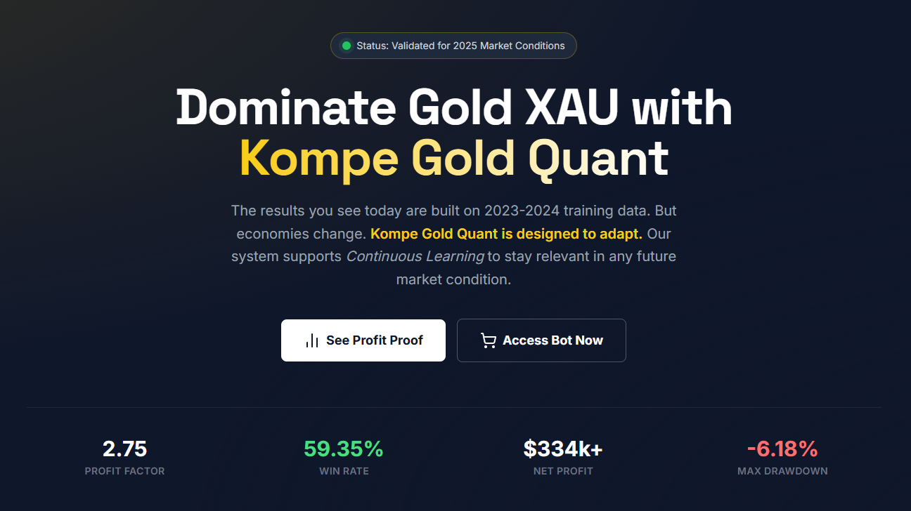 Kompe Gold Quant banner