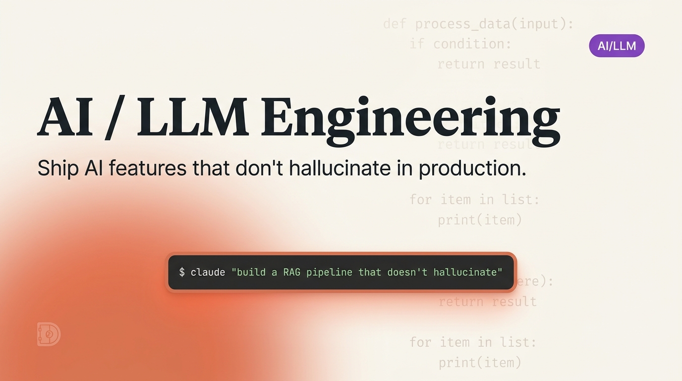 AI / LLM Engineering Prompt Pack — 260 senior dev prompts