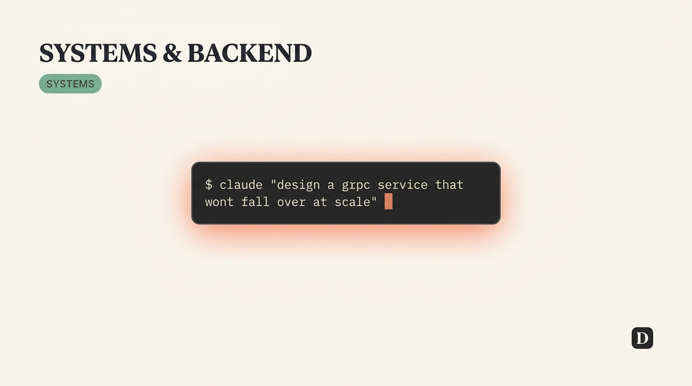 Systems & Backend Prompt Pack — 252 senior dev prompts