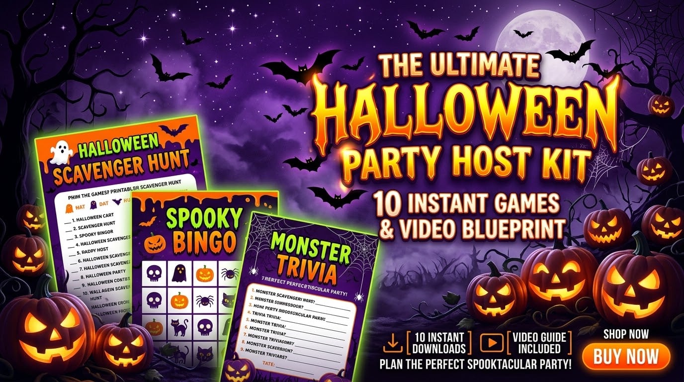 🎃 The Ultimate Kid-Friendly Halloween Party Host Kit