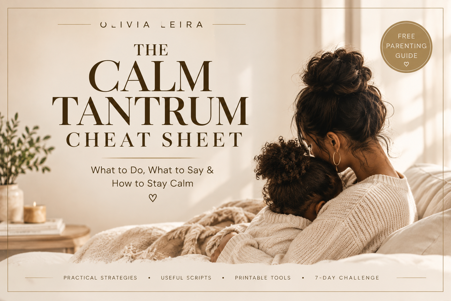 The Calm Tantrum Cheat Sheet