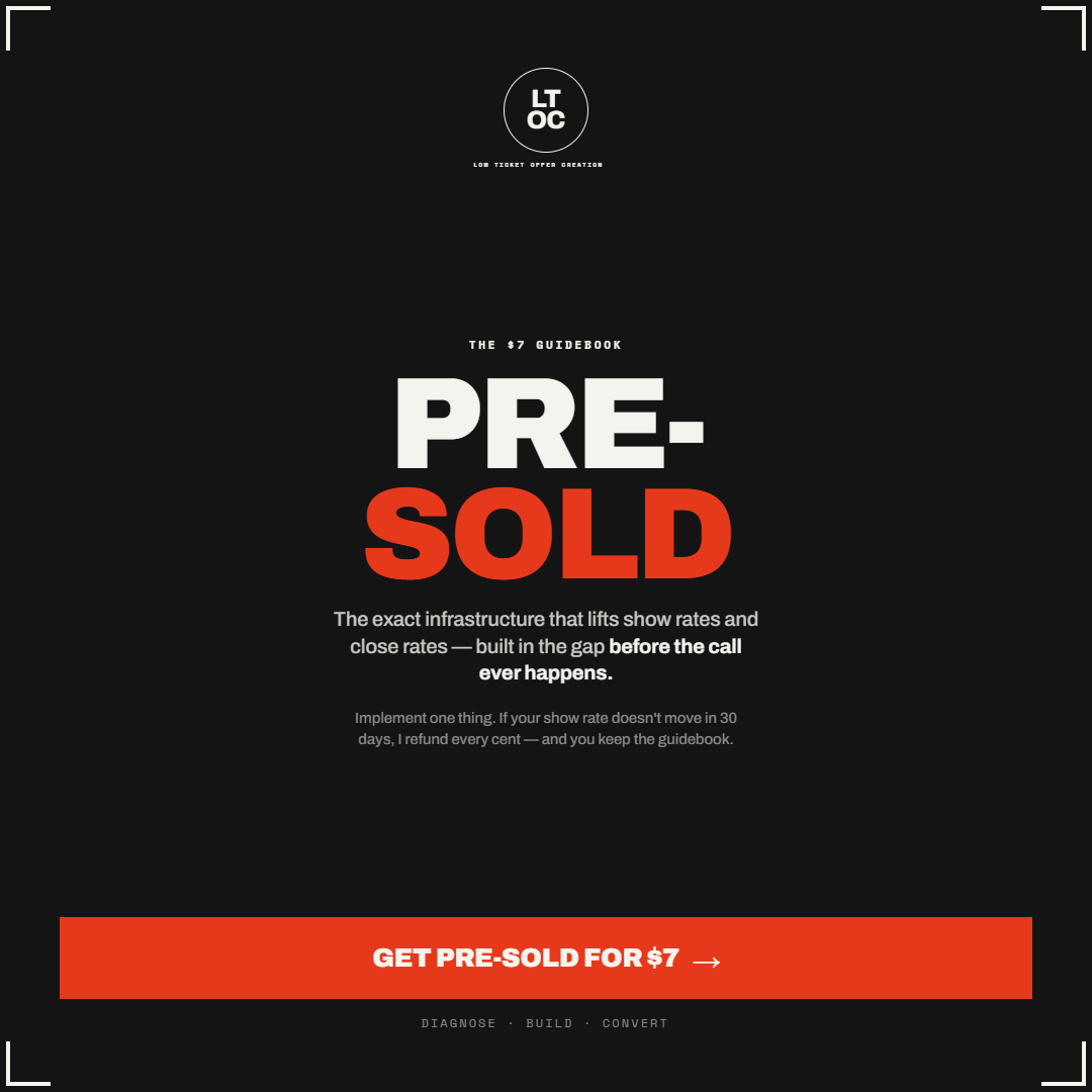 Pre-Sold: The Guide Book