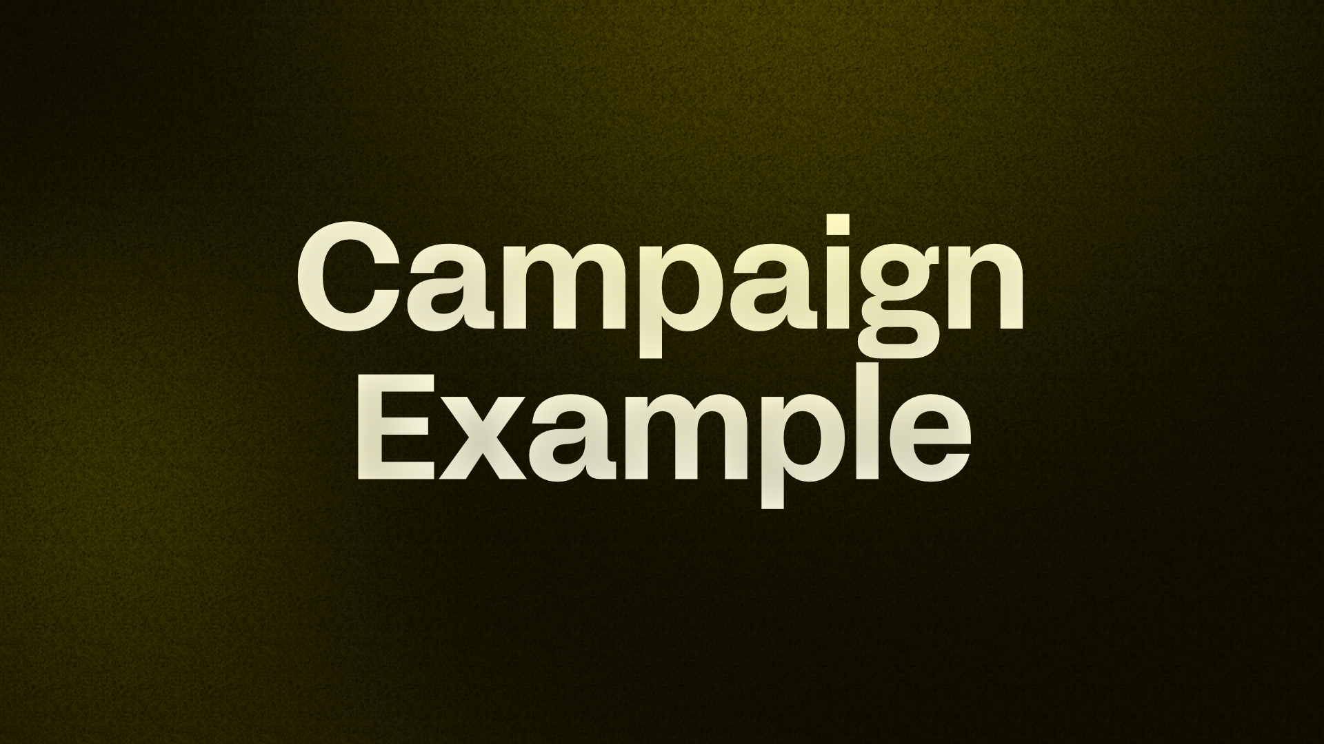Ejemplo de Campaña 