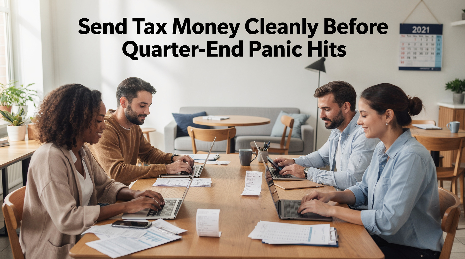 Freelancers Sending Clean Tax Money Without Quarter-End Panic