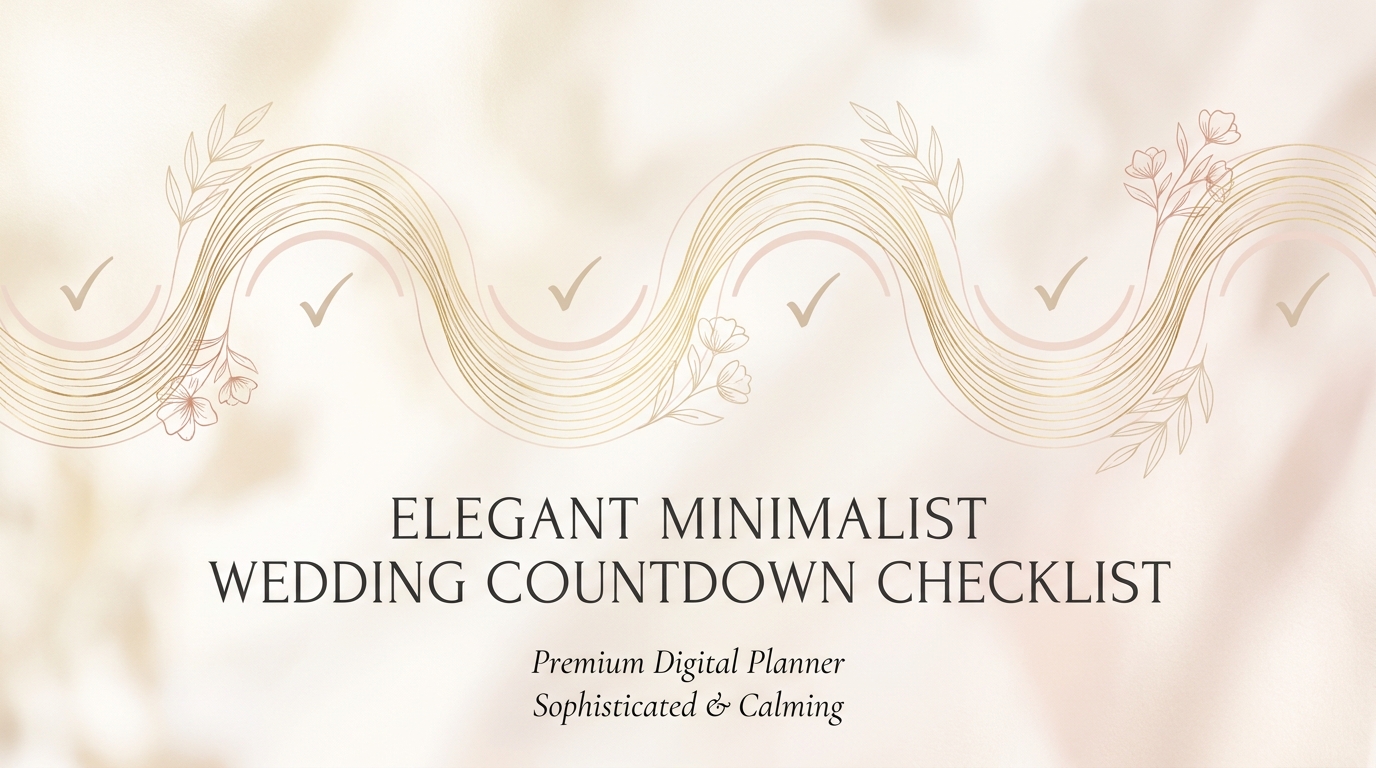 The Wedding Countdown Checklist