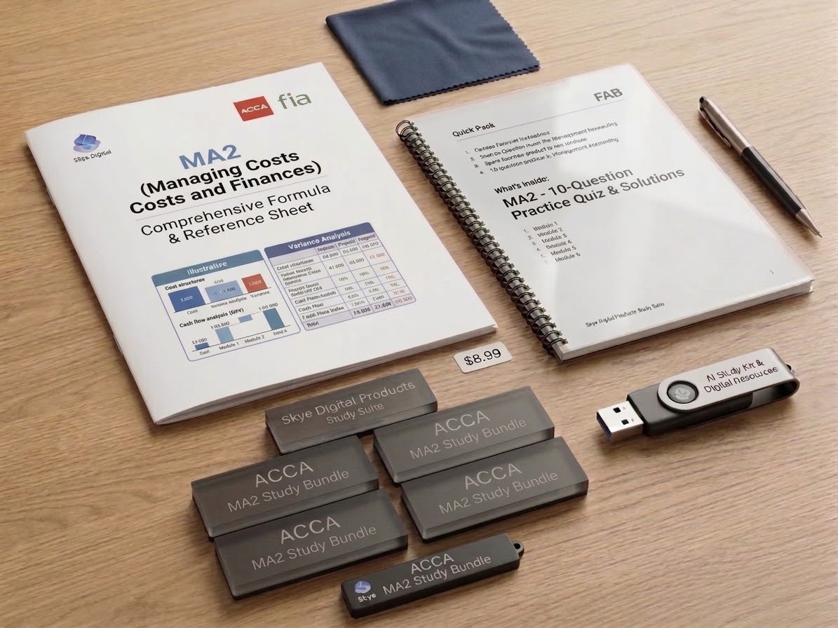 MA2 Study Bundle - Managing Costs and Finance