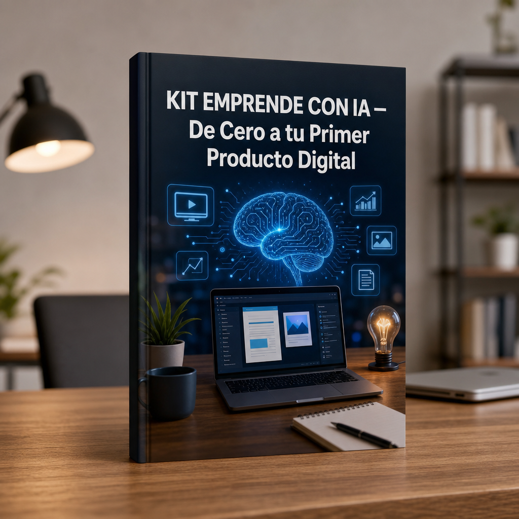 KIT EMPRENDE CON IA — De Cero a tu Primer Producto Digital + 1 producto