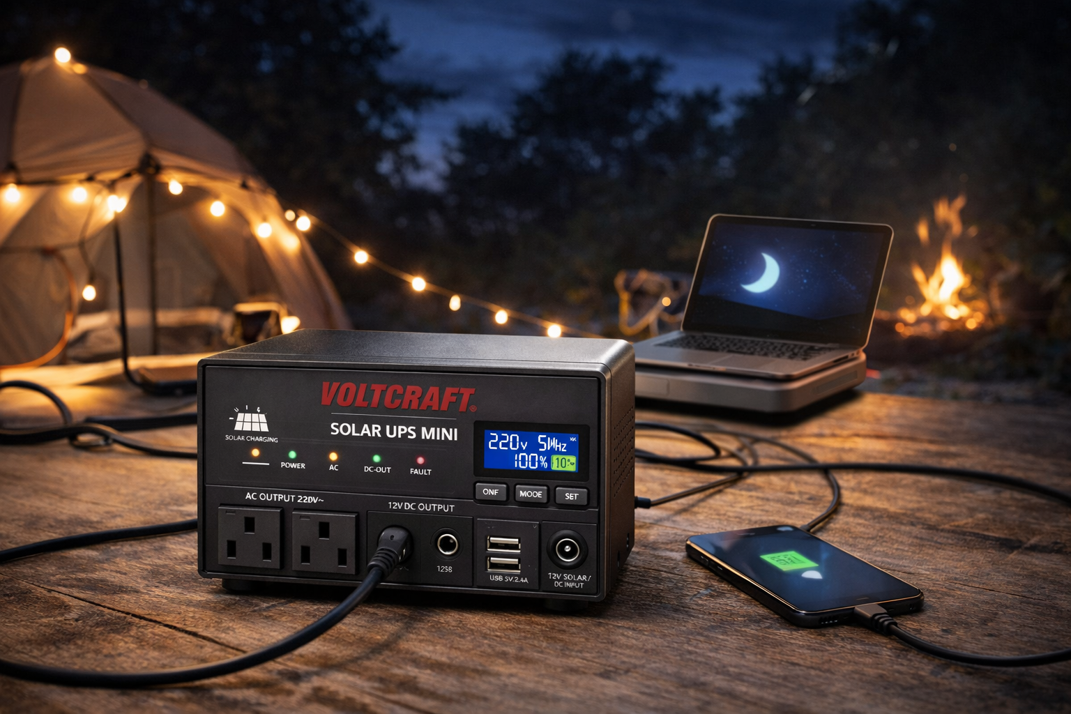VoltCraft Solar UPS Mini