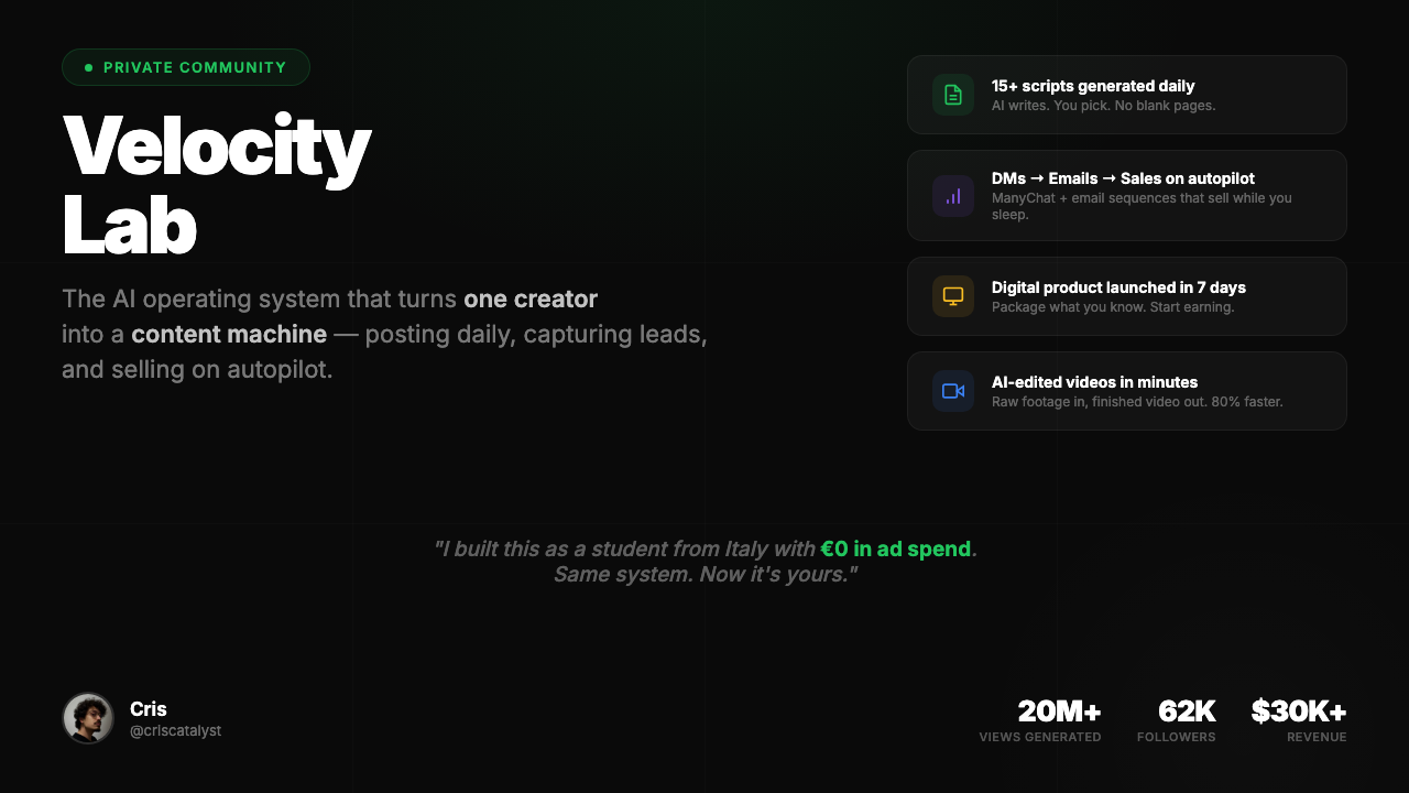 Velocity Lab Lite