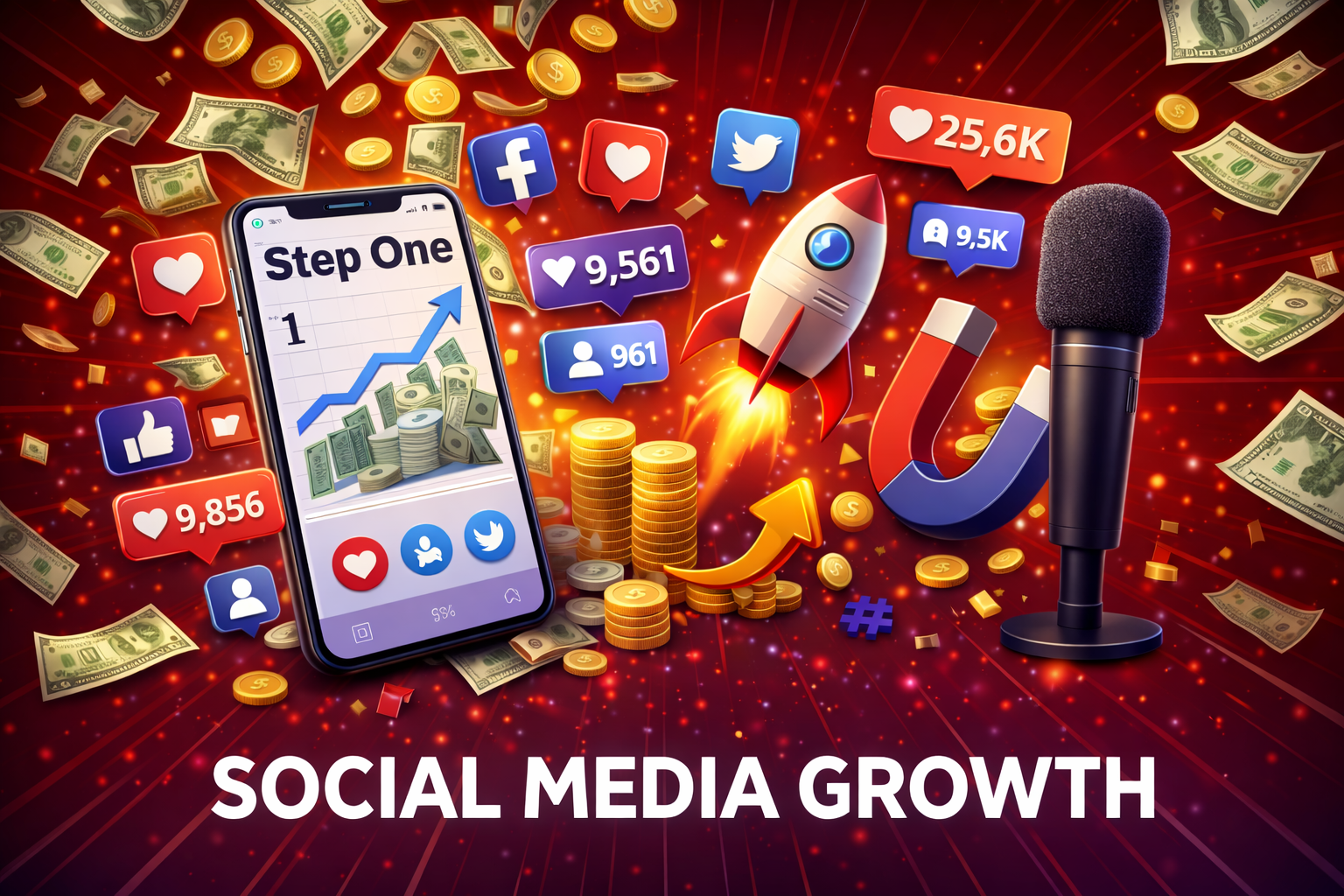“SOCIAL MEDIA GROWTH”