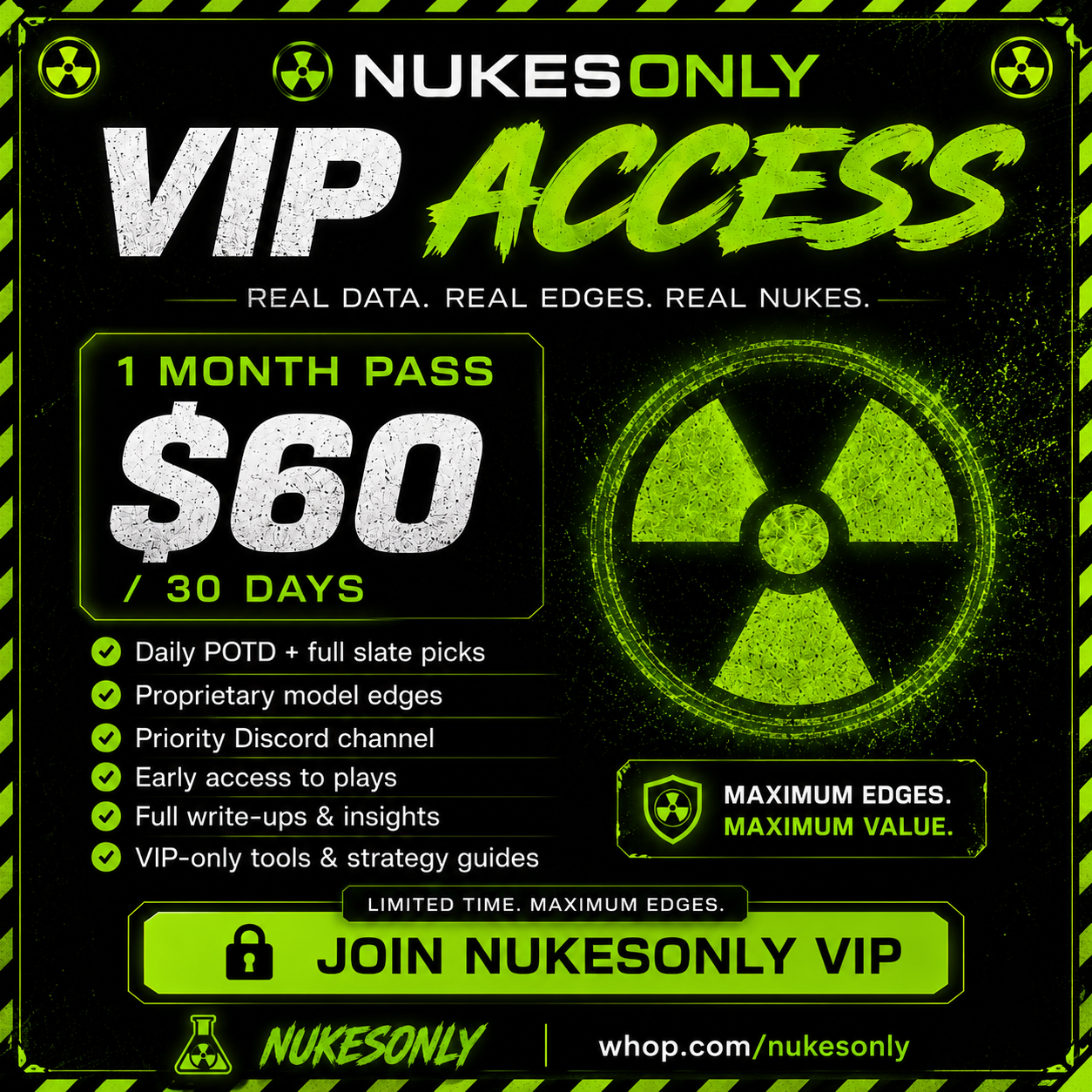 NUKESONLY VIP Monthly War Room