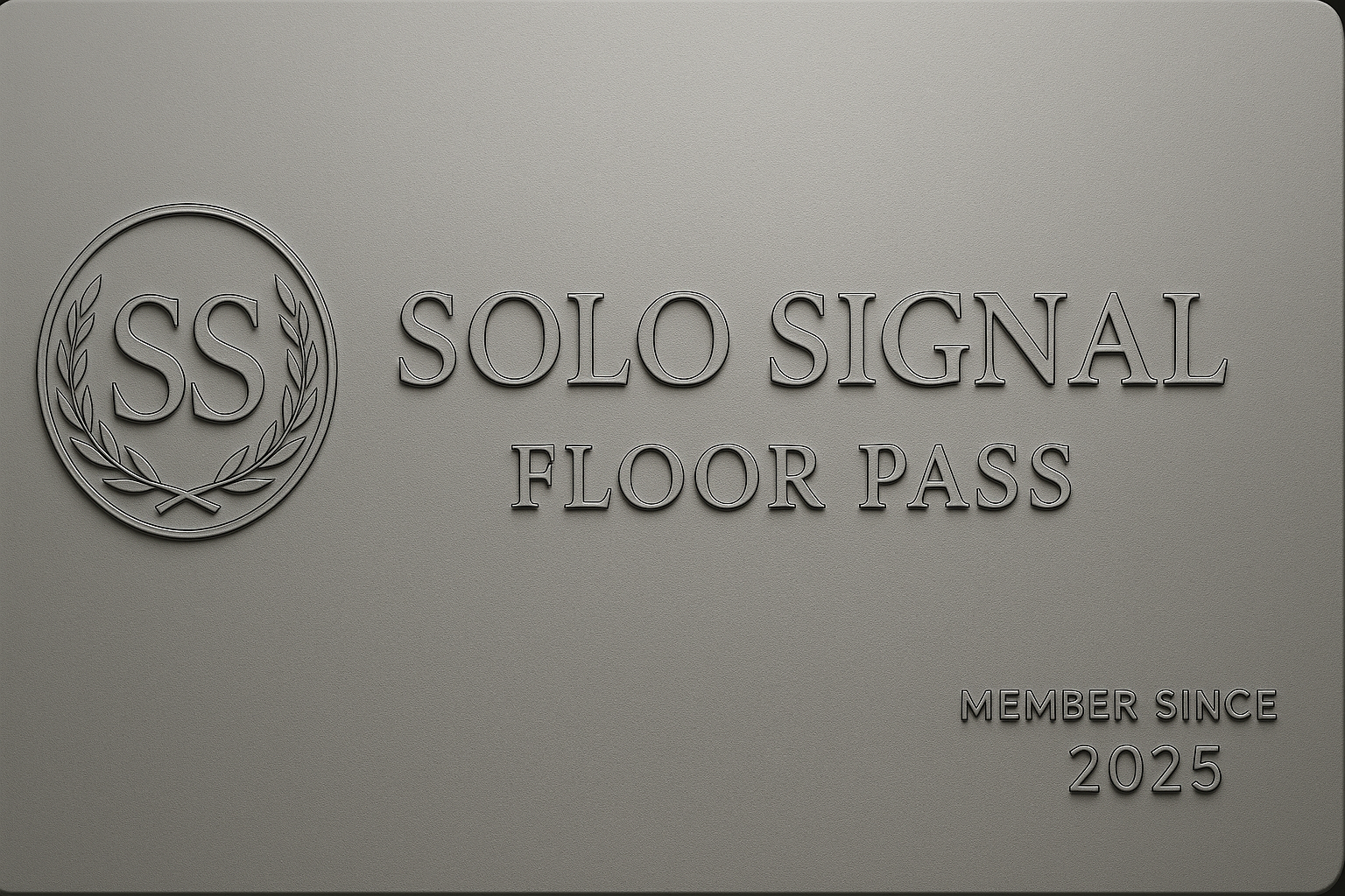 Floor Pass