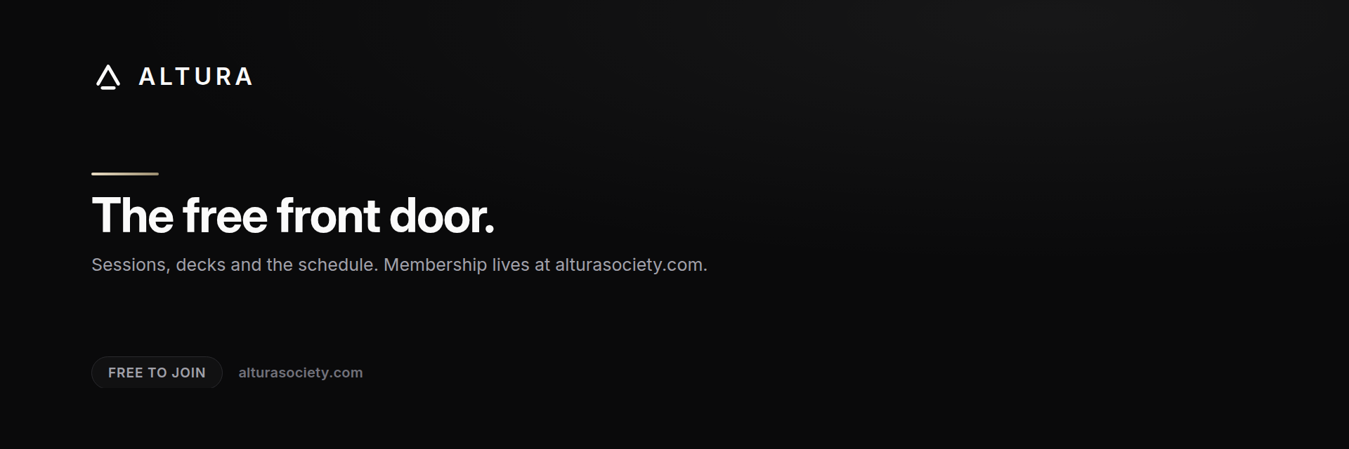 Altura Society — Free Access
