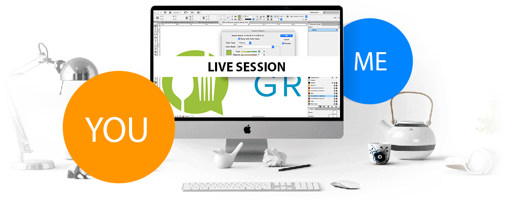 In person live graphic design