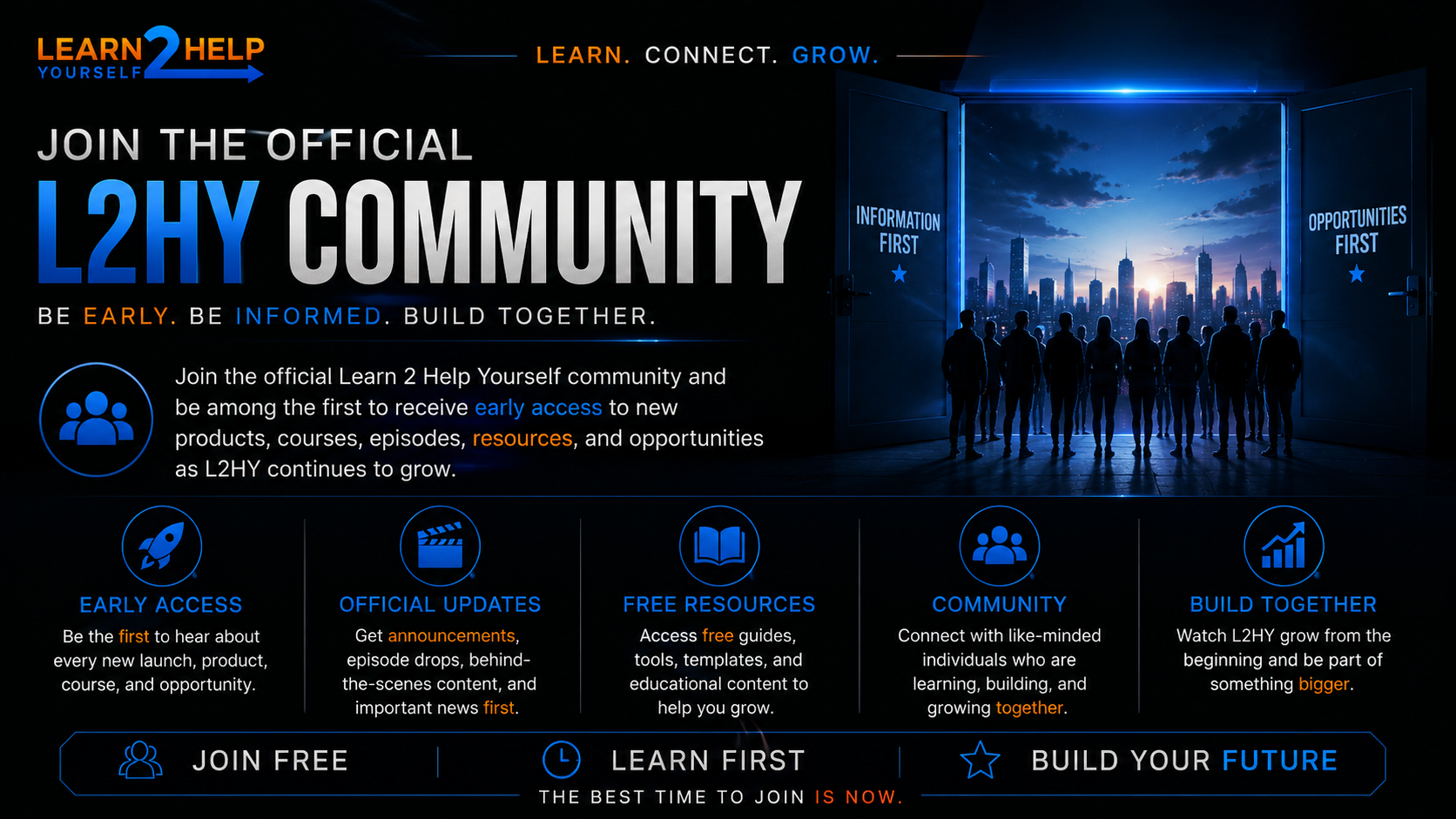 Learn 2 Help Yourself - Free Community