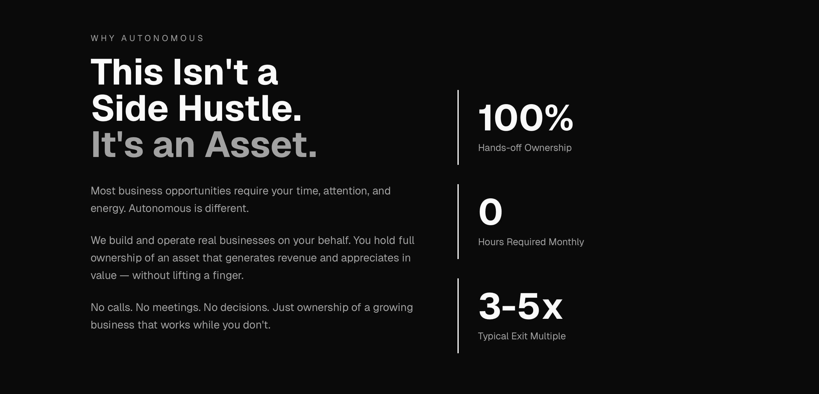 AUTONOMOUS - REVENUE BASED