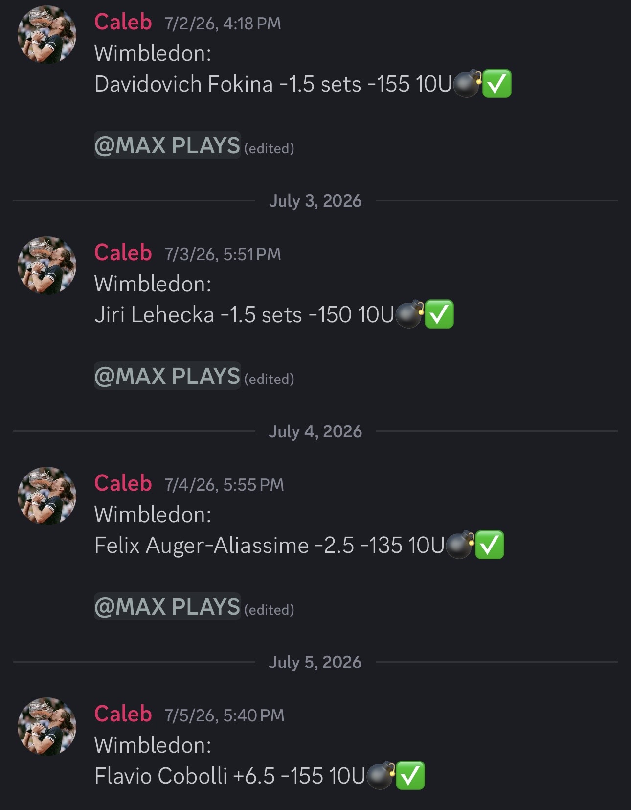 7/25 UFC MAX play