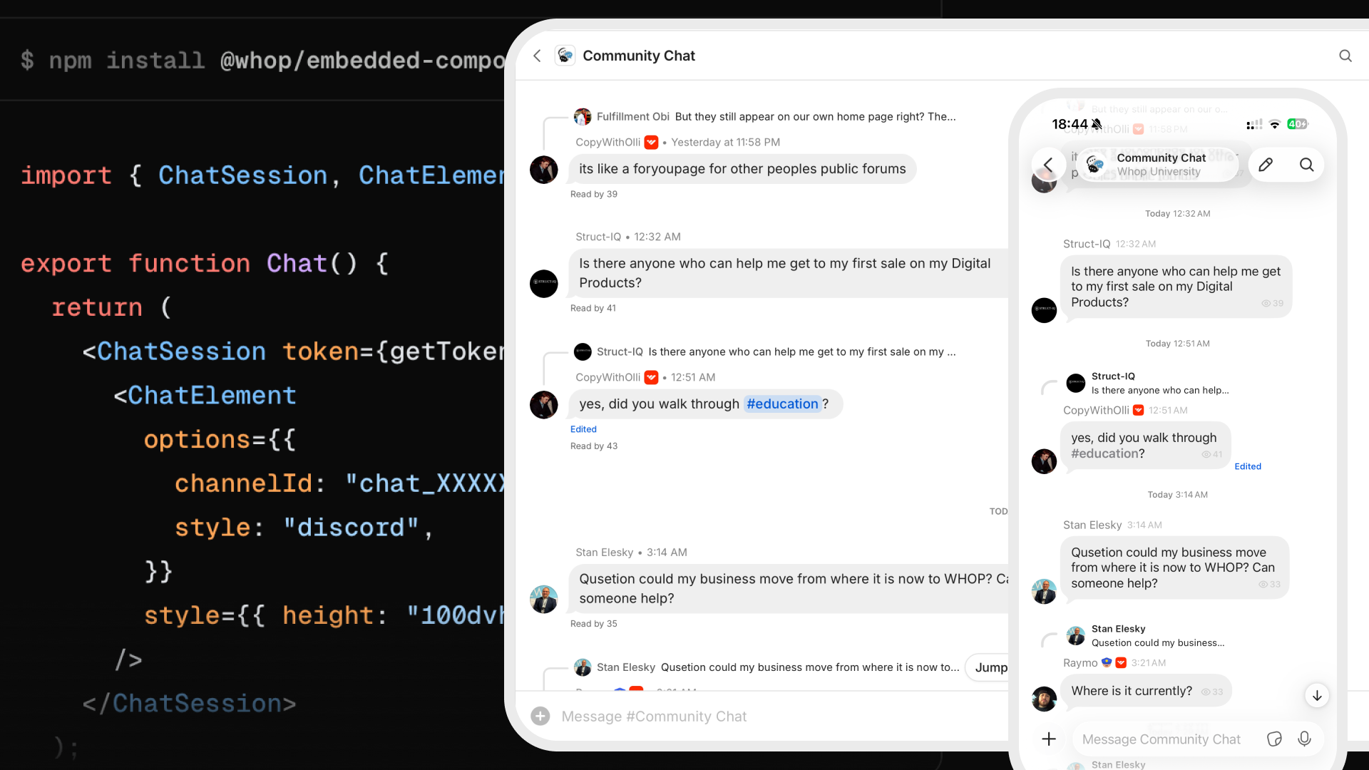Embedded Chat